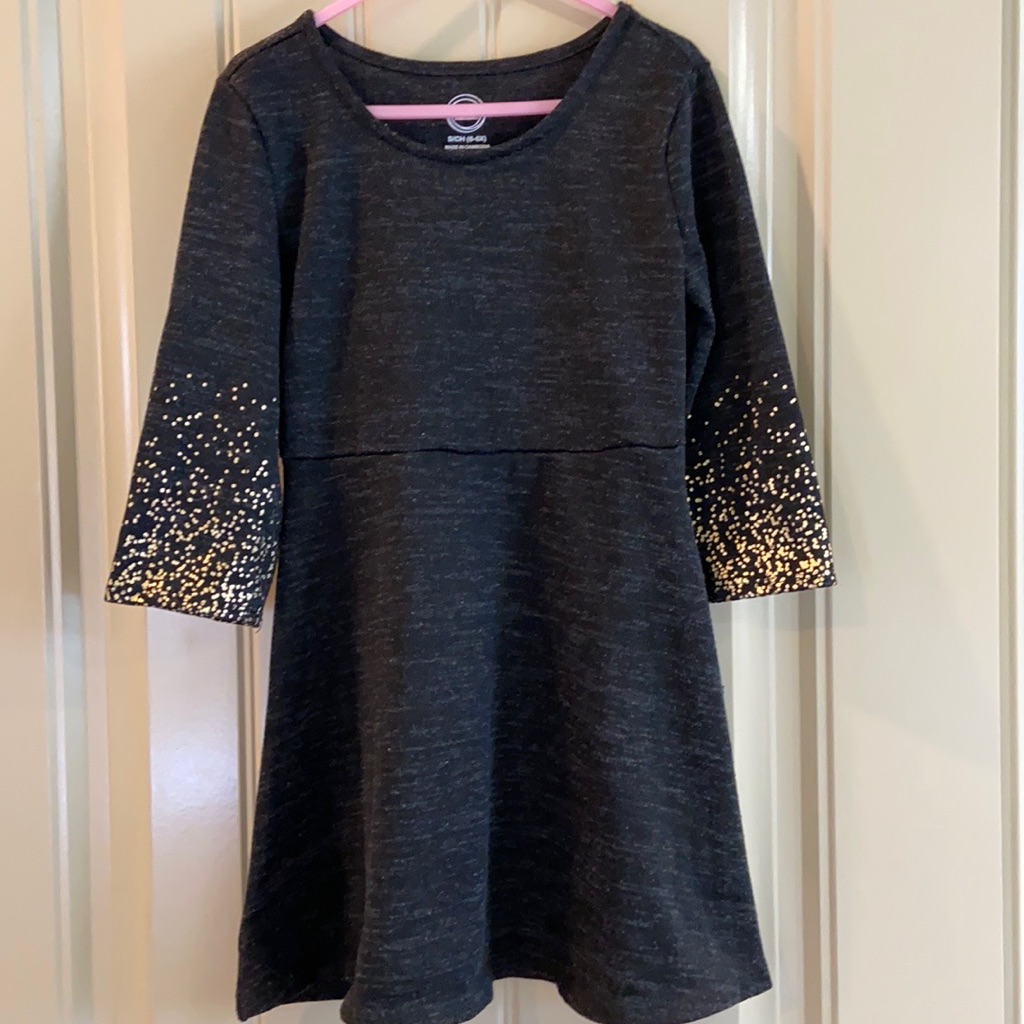 Girls Pullover Knit Dress By Wonder Nation Brand